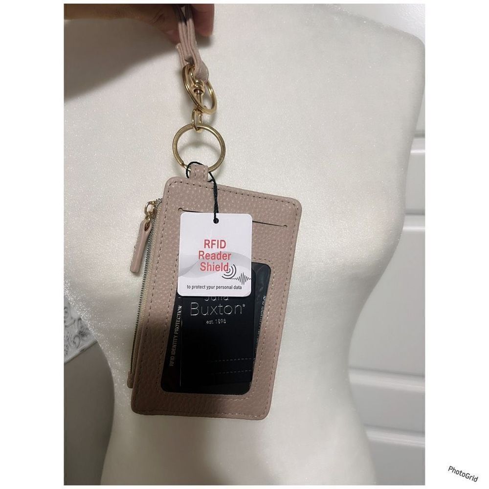 Julia Buxton Card Wallet w Lanyard - Picture 2 of 2